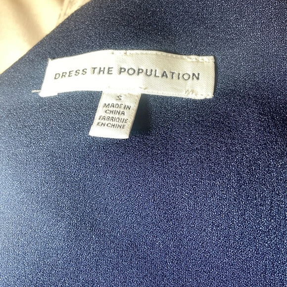 Dress the Population Alicia Dress Size Small. Midnight blue - Picture 5 of 7